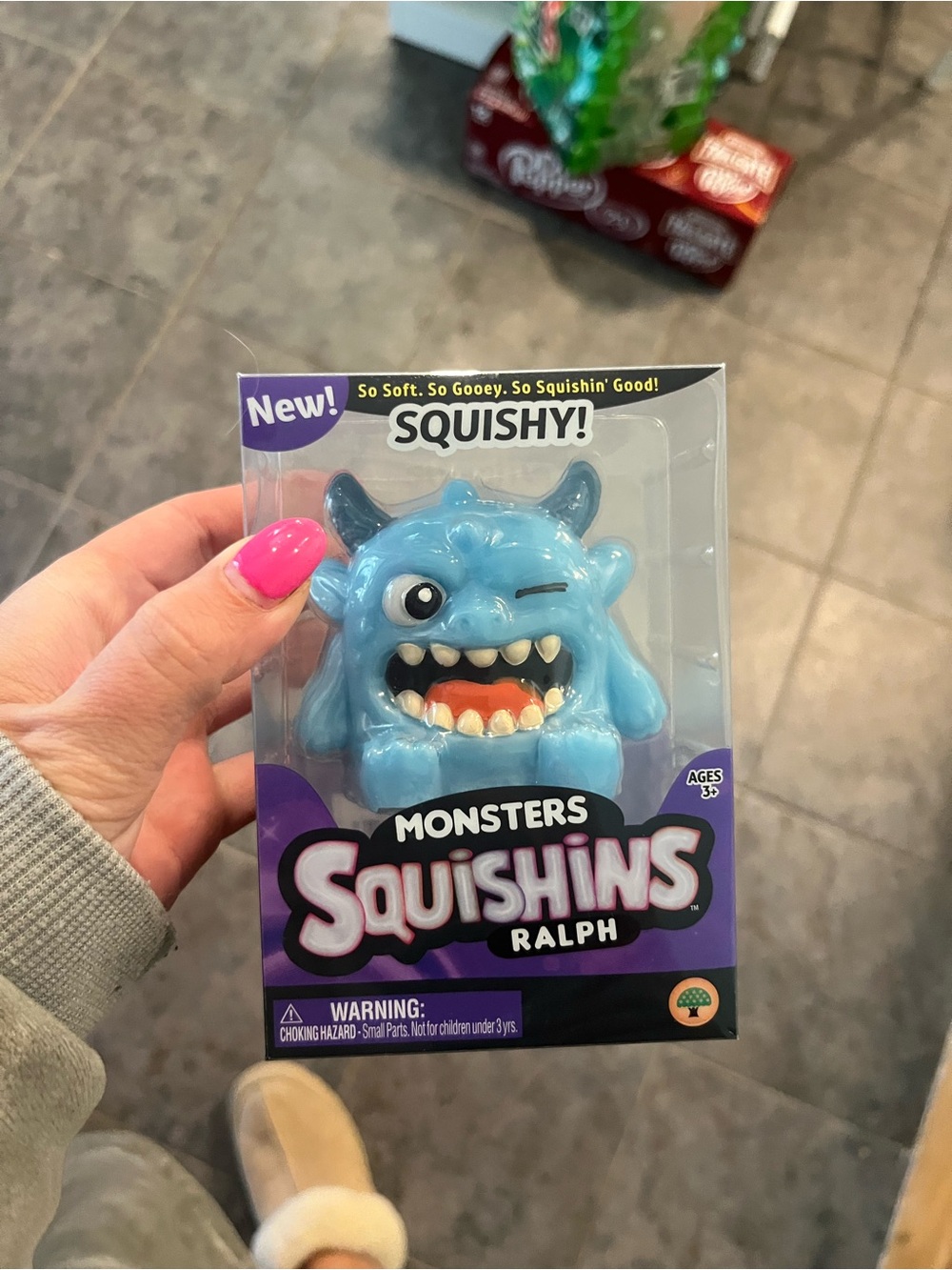 Squishins Monsters Ralph Soft Blue Squishy Toy